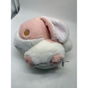 Fluff Nest PuffPals Retired Murphy The Bunny 12" Pink Plush Fluffnest